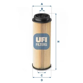 Фільтр оливний BMW 3, 5, X3, X5 3.0-5.0 d xDrive 18-, 4.0i 15- (OE) (вир-во) UFI 25-252-00