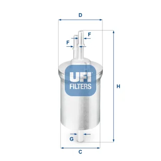 Фільтр паливний VAG 1.6-2.0 FSI, TFSI 04- (OE) (вир-во) UFI 31-840-00