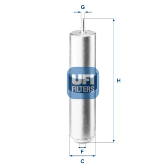 Фільтр паливний BMW 1, 2, X1 1.4-2.0 d 15- (OE) (вир-во) UFI 31-926-01