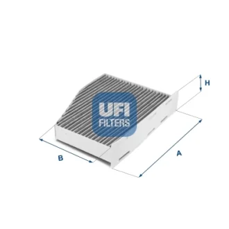Фільтр салону вугільний VW GOLF V 03-, PASSAT 05-, SKODA OCTAVIA 04- (вир-во) UFI 54-124-00