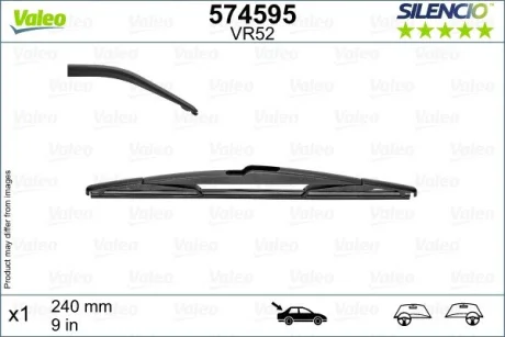 Щітка склоочисника (задня) (240mm) Renault Kadjar/Megane IV 15- VALEO Valeo 574595