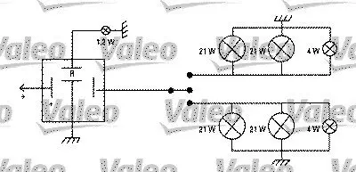 Реле поворотів (12V) Audi 80/100/Peugeot 205/Renault 19/Fiat Uno 66-07 VALEO Valeo 641426 (фото 1)
