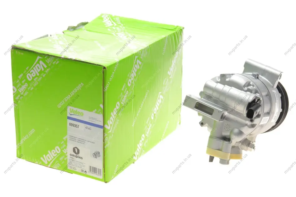 Компресор кондиціонера VW Caddy III/IV 1.6-2.0 TDI 03-/Crafter 2.5TDI 06-13/T6 2.0 TDI 15- VALEO Valeo 699357 (фото 1)