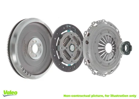 Демпфер + комплект зчеплення +вижимний + вилка BMW 5 (E60) 05-09 M47/N47 VALEO Valeo 835167