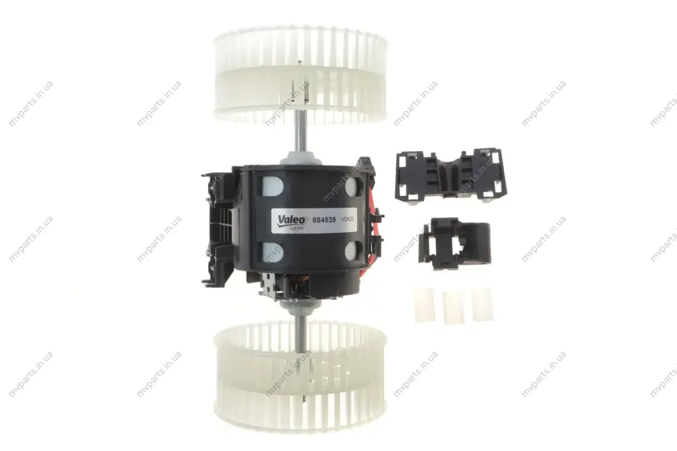 Моторчик пічки BMW 5 (E60)/6 (E63) 03-10 M47/M54/M57/N46/N47/N52/N53/N62 VALEO Valeo 884539 (фото 1)