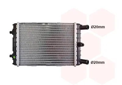 Радіатор інтеркулера Audi Q7/Q8 3.0 TFSI 15- VAN WEZEL Van Wezel 03012704 (фото 1)