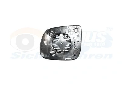 Скло дзеркала (з підігрівом) Audi Q5/Q7 06- (R) VAN WEZEL Van Wezel 0380838