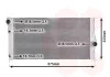 Радіатор охолодження BMW 5 (F10)/7 (F01-F04) 10-16 B47/N47/N57 VAN WEZEL Van Wezel 06002410 (фото 1)