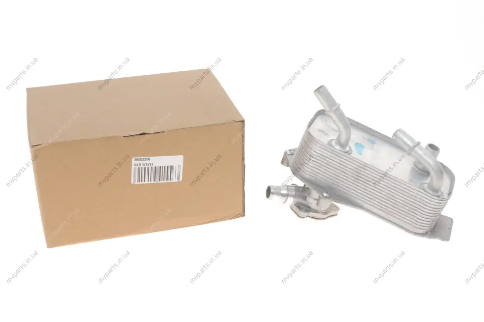 Радіатор масляний АКПП BMW 3 (E90) (N52/N53)/X1 (E84) (N20/N52) 04-13 (теплообмінник) VAN WEZEL Van Wezel 06003350 (фото 1)