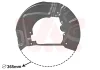 Захист диска гальмівного (переднього) (R) BMW 5 (E60/E61) 04-10 VAN WEZEL Van Wezel 0655372 (фото 1)