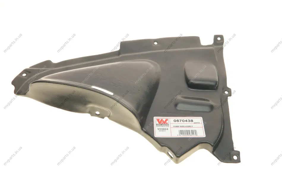 Підкрильник (передній) BMW 3 (F30) 11-18 (R) VAN WEZEL Van Wezel 0670438 (фото 1)