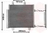 Радіатор кондиціонера Citroen C1/Peugeot 108 1.0/1.2VTi 14- (з осушувачем) VAN WEZEL Van Wezel 09015701 (фото 1)