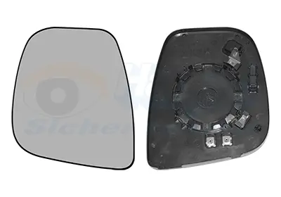 Скло дзеркала Citroen Berlingo/Peugeot Partner 16- (L) VAN WEZEL Van Wezel 0944837 (фото 1)
