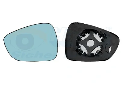 Скло дзеркала (з підігрівом) Citroen C5 08- (L) VAN WEZEL Van Wezel 0963837