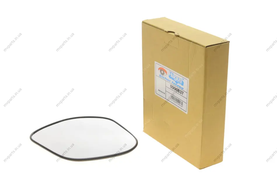 Скло дзеркала (з підігрівом) Citroen C-Crosser/Peugeot 4007 2.0/2.2 HDi/2.4 16V 07- (L) VAN WEZEL Van Wezel 0990837 (фото 1)