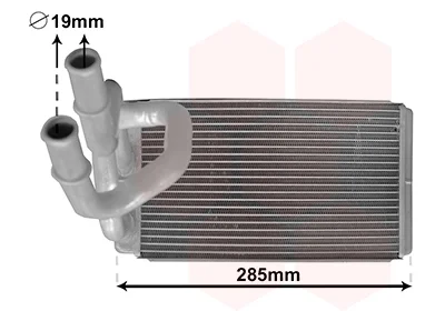 Радіатор пічки Nissan Navara/Patfinder 2.5/3.0 05- VAN WEZEL Van Wezel 13006373