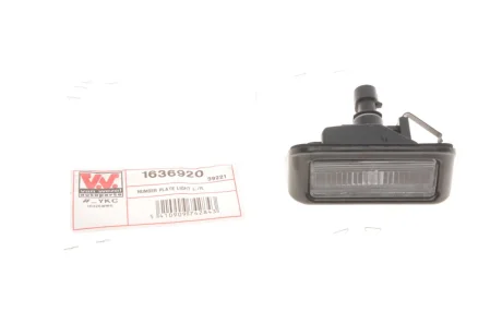 Підсвітка номера Fiat Doblo 01- VAN WEZEL Van Wezel 1636920