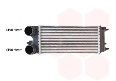 Радіатор інтеркулера Ford Transit 1.5/1.6 TDCi 14- VAN WEZEL Van Wezel 18014733