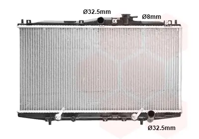 Радіатор охолодження двигуна ACCORD6 18i AT+-AC 98-02 Van Wezel 25002119 (фото 1)