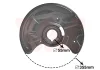 Захист диска гальмівного (переднього) (L) MB E-class (W211) 02-09 VAN WEZEL Van Wezel 3041371 (фото 1)