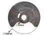 Захист диска гальмівного (переднього) (R) MB E-class (W211) 02-08 VAN WEZEL Van Wezel 3041372 (фото 1)