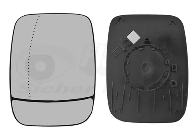 Скло дзеркала Opel Vivaro/Renault Trafic/Nissan NV 300 14- (L) VAN WEZEL Van Wezel 3891831