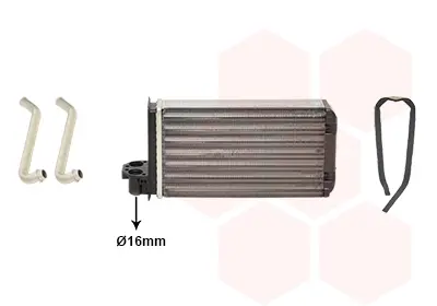 Радіатор пічки Peugeot 205/309 83-98 VAN WEZEL Van Wezel 40006088 (фото 1)