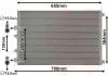 Радіатор кондиціонера Renault Megane II/ScenicII 1.9-2.0 dCi 02-08 VAN WEZEL Van Wezel 43005422 (фото 1)