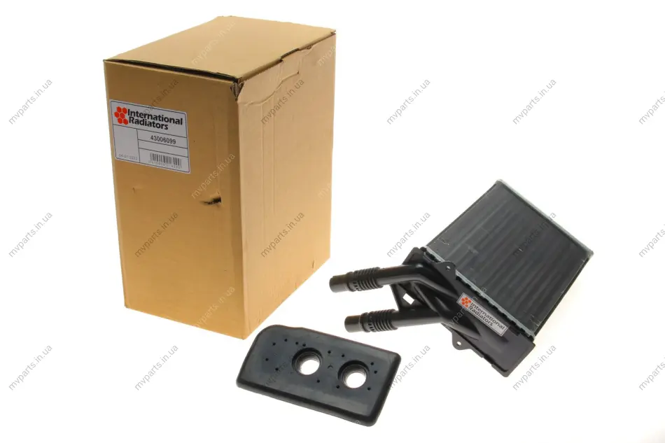 Радіатор пічки Renault Kangoo 1.2/1.4/1.5dCi/1.9D/DTI 97- VAN WEZEL Van Wezel 43006099 (фото 1)