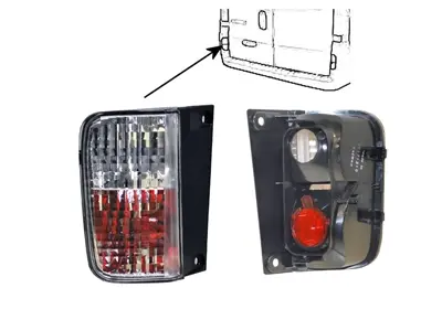 Ліхтар задній протитуманний Renault Trafic 01-14 (L) VAN WEZEL Van Wezel 4395929 (фото 1)