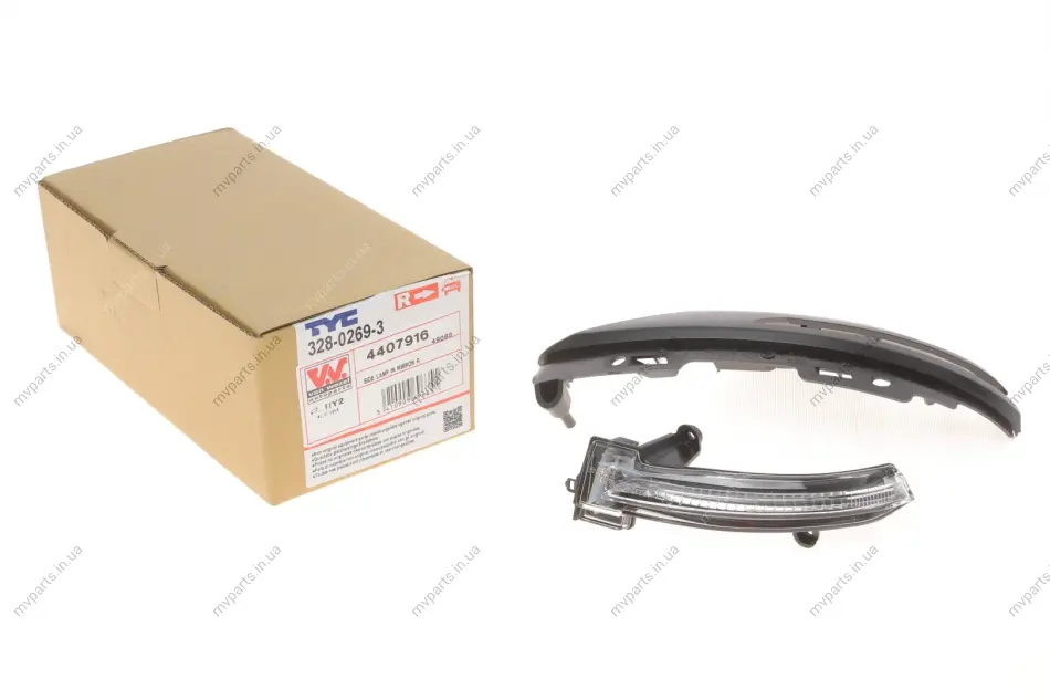 Кришка дзеркала (R) Renault Megane IV 15- (R) VAN WEZEL Van Wezel 4407916 (фото 1)