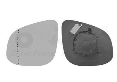 Скло дзеркала Renault Kangoo 13- (L) VAN WEZEL Van Wezel 4412831