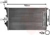Радіатор охолодження VW Caddy/Golf/Passat/Audi A3/Seat Leon (вир-во) Van Wezel 58012206 (фото 1)