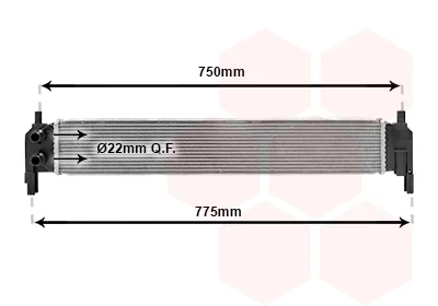Радіатор охолодження Skoda Octavia III/VW Golf VII 1.0TSI-1.6 TDI 12- VAN WEZEL Van Wezel 58012703