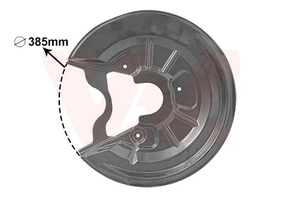 Захист гальмівного диска VAG 04-15 286mm RE.R Alu (вир-во) Van Wezel 7623374