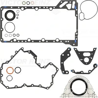 Комплект прокладок (нижній) BMW 5 (F10)/7 (F01/F02/F03/F04) 07- N63 B44 REINZ VICTOR REINZ 08-10176-01 (фото 1)