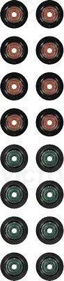 Сальник клапана (впуск/випуск) Ford Transit 2.3 16V 06-14 (RWD) (16 шт) REINZ VICTOR REINZ 12-35546-01 (фото 1)