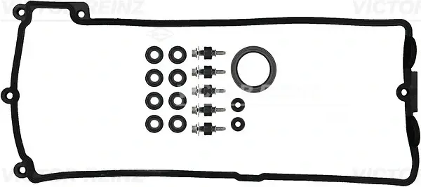 Прокладка кришки клапанів BMW 5 (E60/E61)/7 (E65/E66/E67)/X5 (E53/E70) 3.5-4.8 01- (5-8 цил.) (к-кт) REINZ VICTOR REINZ 15-37332-01 (фото 1)