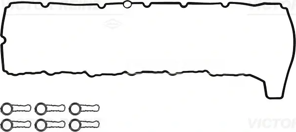 Прокладка кришки клапанів BMW 3 (E90/E91)/5 (F10/F11/F07)/7 (F01/F02/F03/F04) 3.0D 07- N57D30 REINZ VICTOR REINZ 15-41287-01 (фото 1)