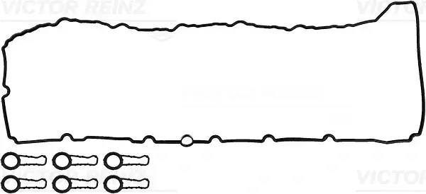 Прокладка кришки клапанів BMW 3 (E90/E91/E92/E93/F30/F80/F31)/5 (F10) 08- (к-кт), N57 D30 REINZ VICTOR REINZ 15-41288-01 (фото 1)