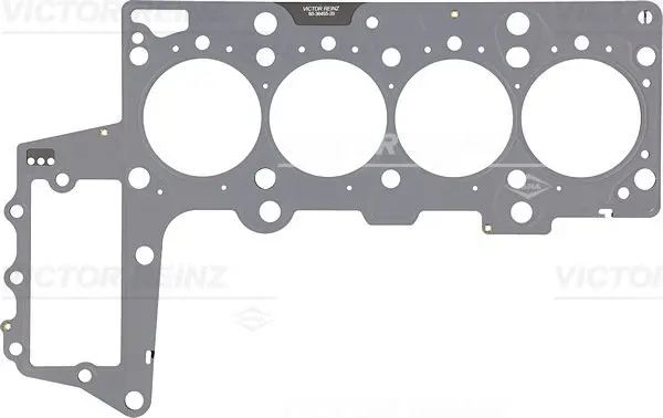 Прокладка ГБЦ BMW 3 (E46/E90)/5 (E60) 1.8-2.0 d 01-08 (3метки) (1.65mm), M47 D20 REINZ VICTOR REINZ 61-36455-20 (фото 1)