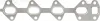 Прокладка колектора випускного Hyundai Santa Fe/Tucson/Kia Sportage 2.0/2.2 CRDi 09- REINZ VICTOR REINZ 71-10128-00 (фото 1)