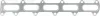 Прокладка колектора випускного MB C-class (W202)/E-class (W124) OM 605 2.5D 93-00 REINZ VICTOR REINZ 71-31661-00 (фото 1)