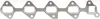 Прокладка колектора випускного Chevrolet Captiva/Opel Antara 2.2D 10- (1-4 циліндр) REINZ VICTOR REINZ 71-40666-00 (фото 1)