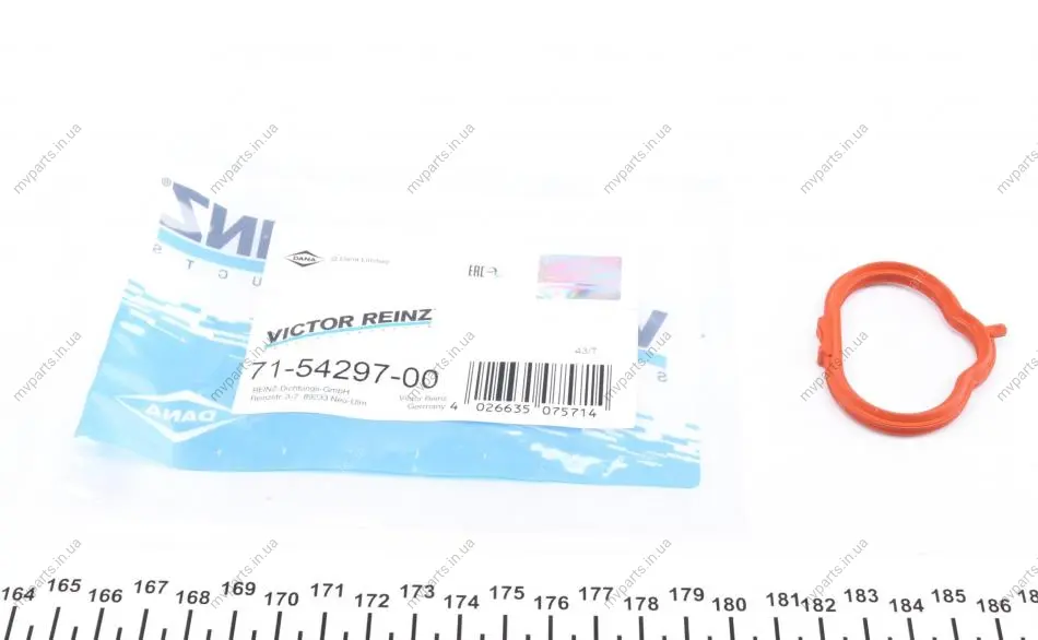 Прокладка колектора впускного Daewoo Lanos 1.6 16V 97- REINZ VICTOR REINZ 71-54297-00 (фото 1)