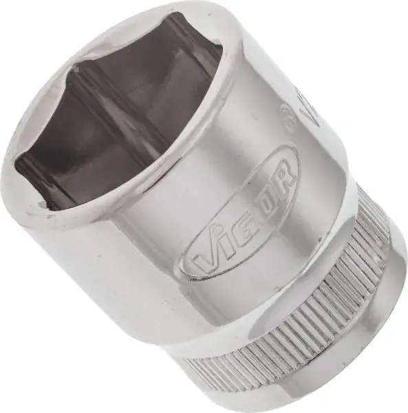 Головка торцева 3/8" 19 мм (хромована) VIGOR V2265N (фото 1)