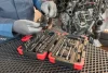 Набір інструментів комбінований 1/4" (головки, головки зі вставкою) 46 од. (хромовані) VIGOR V2414N (фото 2)