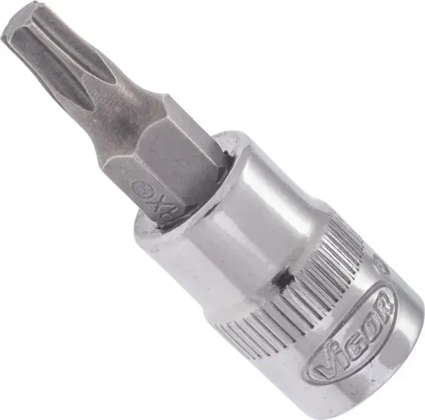Головка 1/4" зі вставкою T25 VIGOR V2445N (фото 1)