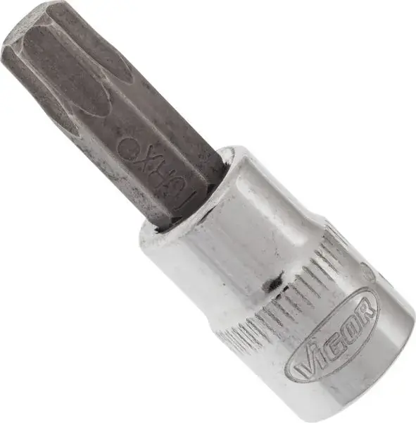 Головка 1/4" зі вставкою T40 VIGOR V2447N (фото 1)