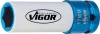 Головка ударна 1/2" 17 мм для шиномонтажу 85 мм (хромована) VIGOR V2472 (фото 6)
